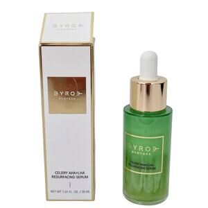 Byroe New York Celery AHA+LHA Resurfacing Serum 1.01 oz NEW